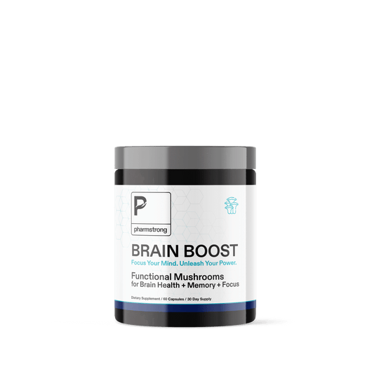 Brain Boost – Functional Mushrooms for Brain Health, Memory, and Focus (60 Capsules)