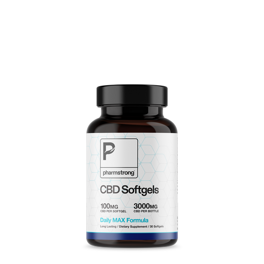 NEW! CBD Softgels 100 mg — Same Great Formula, Now 4× the Strength