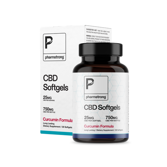 CBD Curcumin Softgels, 750mg