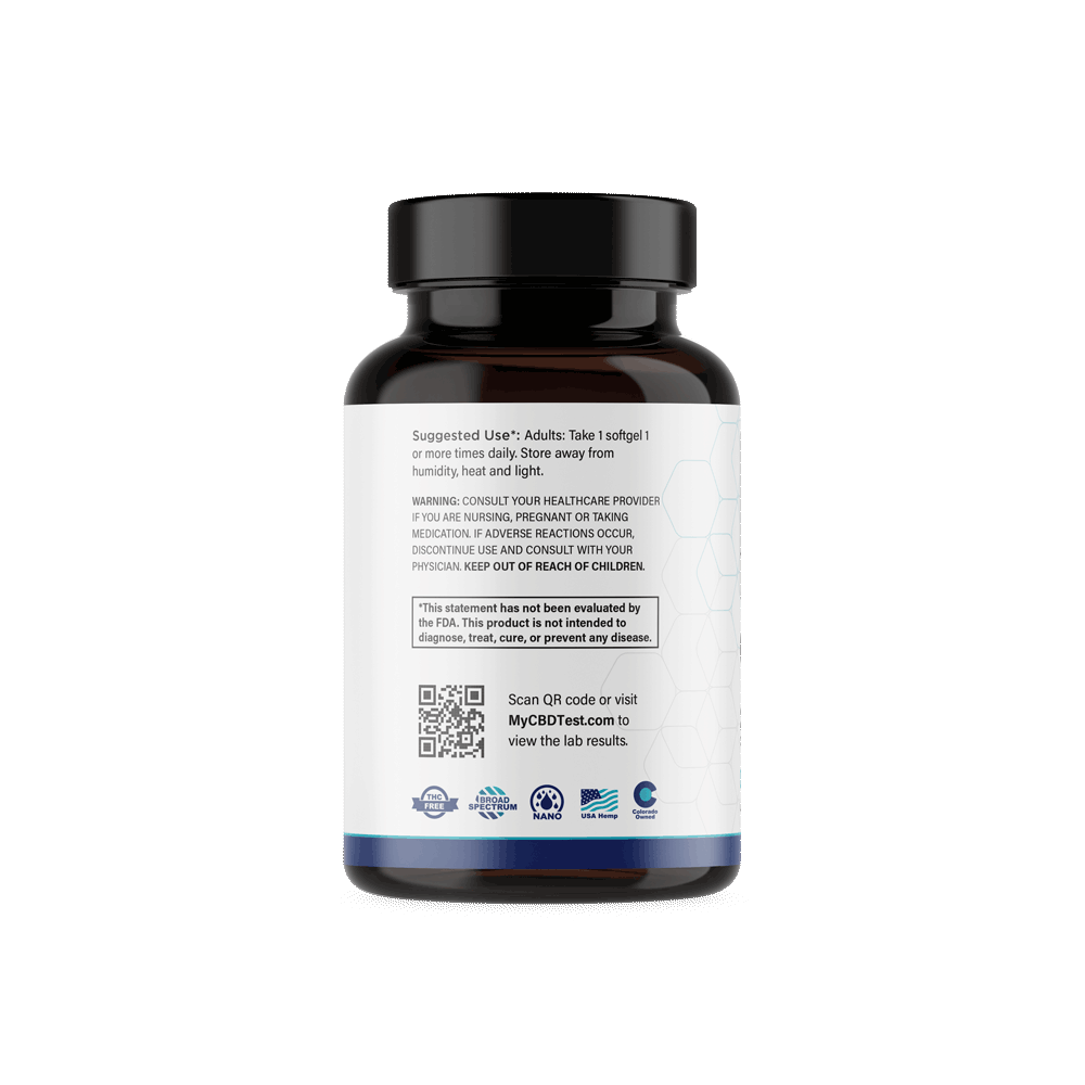 CBD Daily Formula Softgels, 750mg