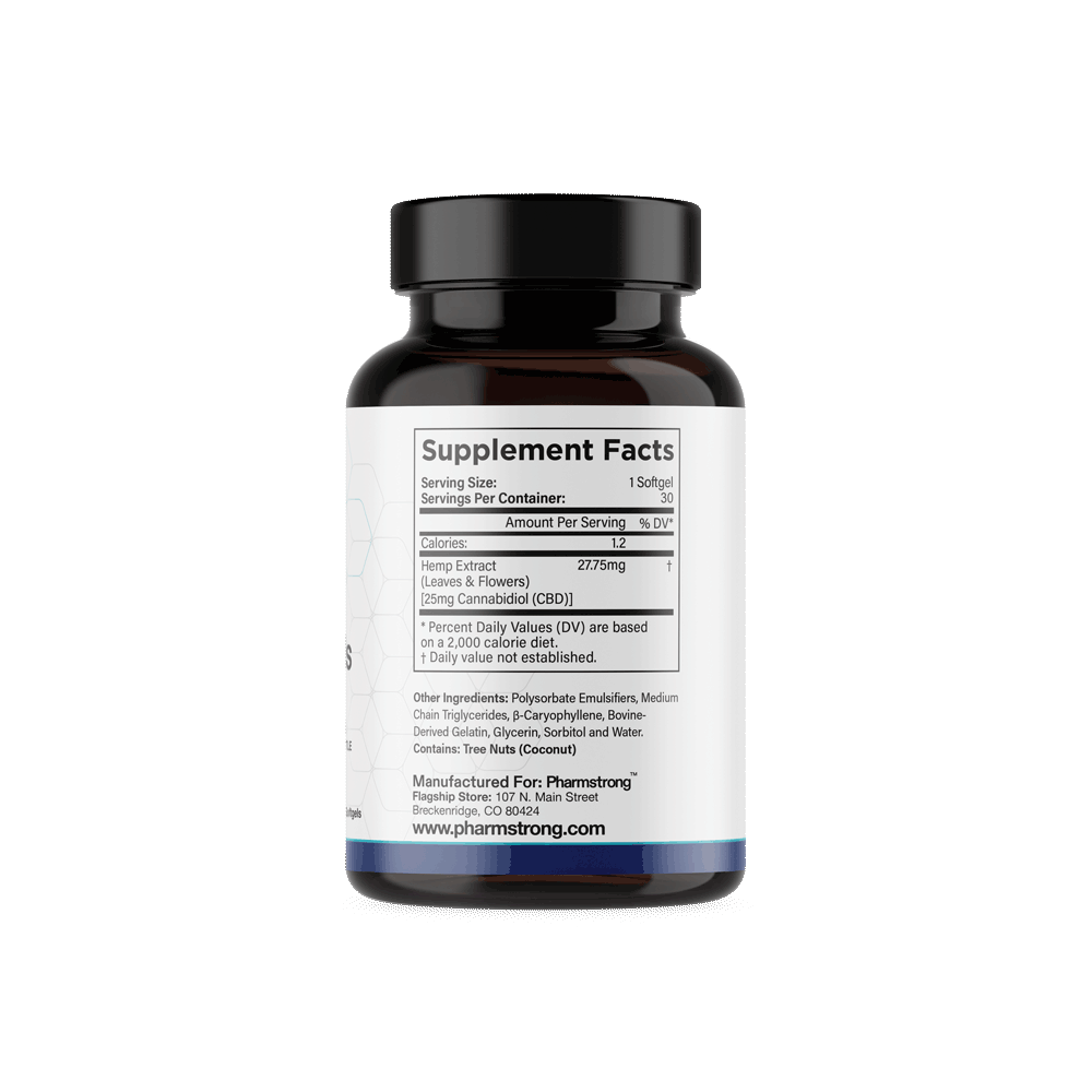 CBD Daily Formula Softgels, 750mg