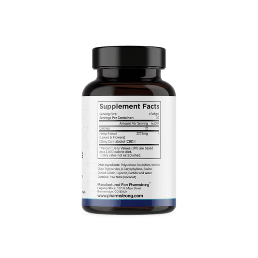 CBD Daily Formula Softgels, 750mg