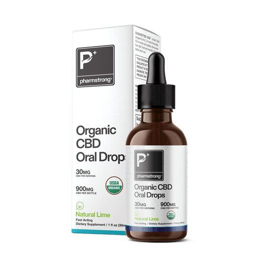 USDA Organic Natural Lime CBD Oral Drops, 1oz – BOGO