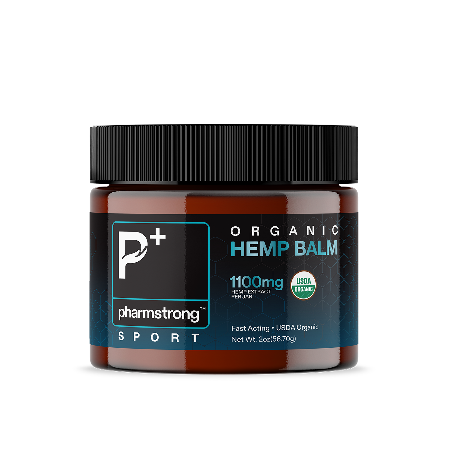 USDA Organic Hemp CBD Body Balm, 1100mg, 2oz