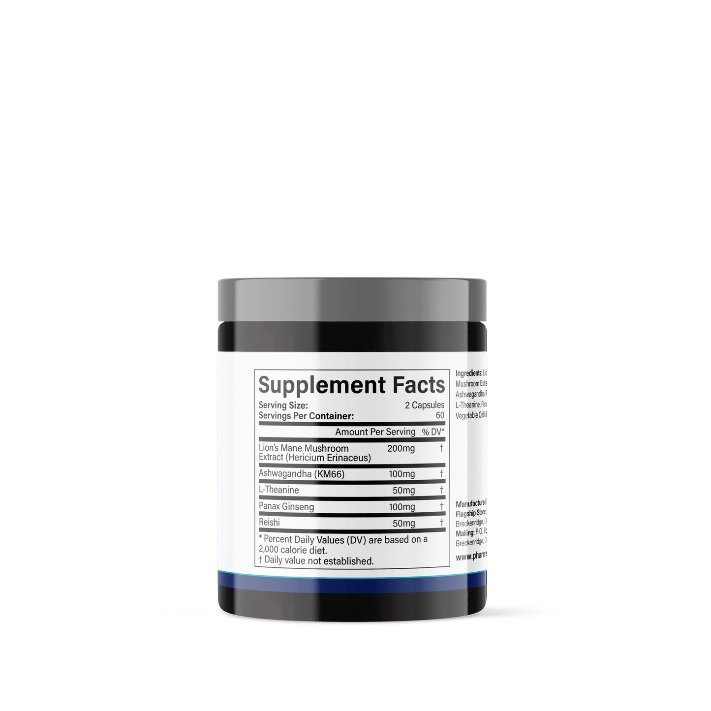 Brain Boost – Functional Mushrooms for Brain Health, Memory, and Focus (60 Capsules)