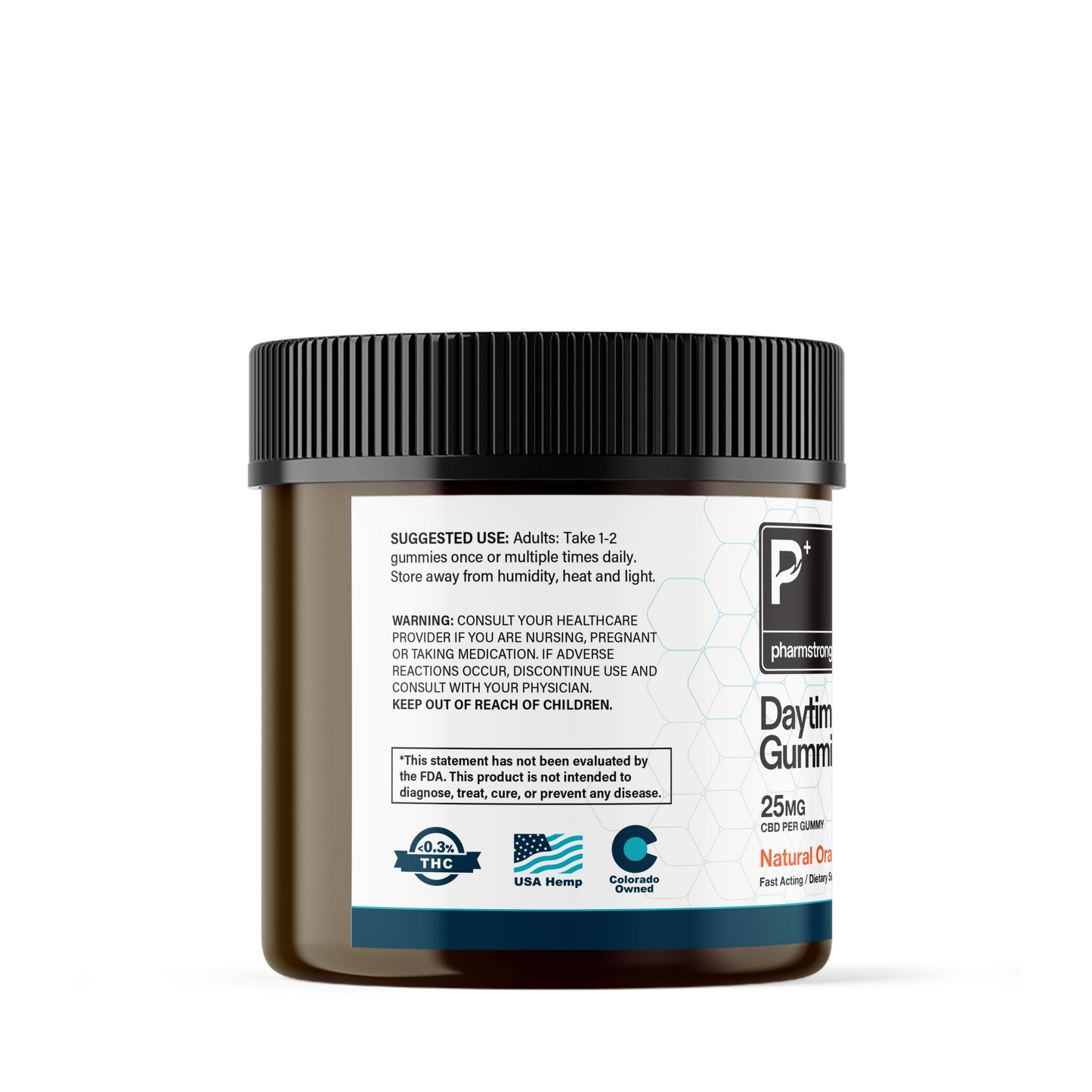 Daytime CBD Gummies, 750mg
