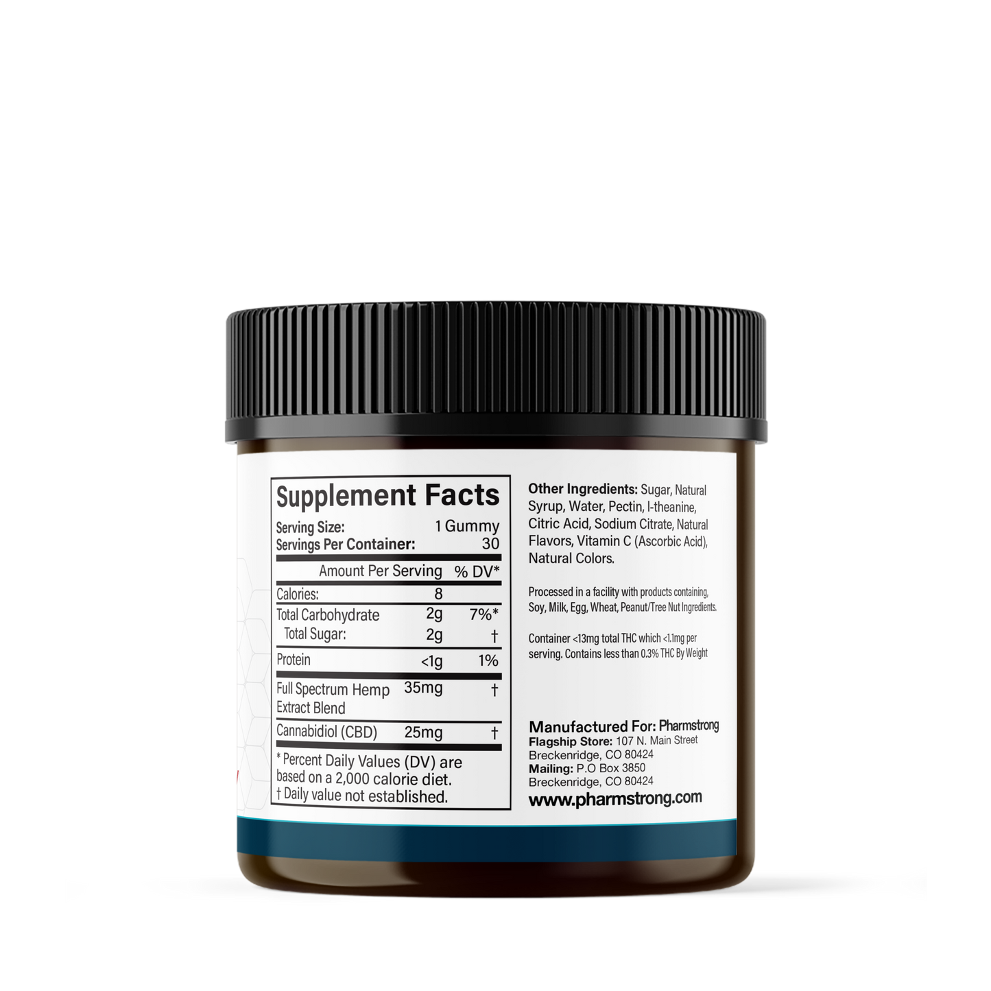 Daytime CBD Gummies, 750mg