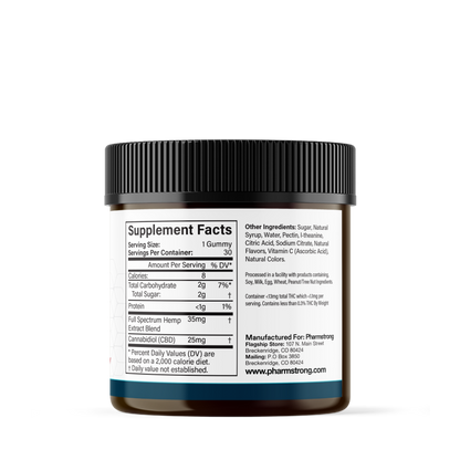 Daytime CBD Gummies, 750mg