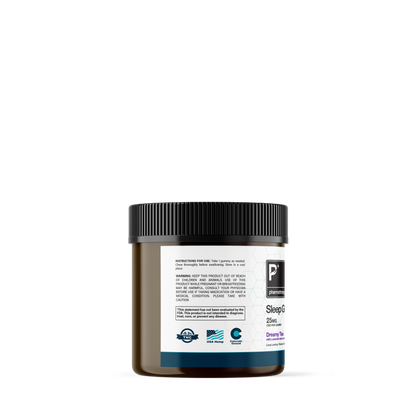 Dreamy Tea Sleep Gummies – CBD 25 mg, CBN 10 mg ea - Full Spectrum