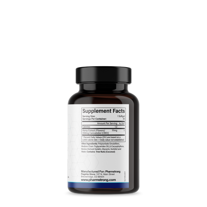 NEW! CBD Softgels 100 mg — Same Great Formula, Now 4× the Strength