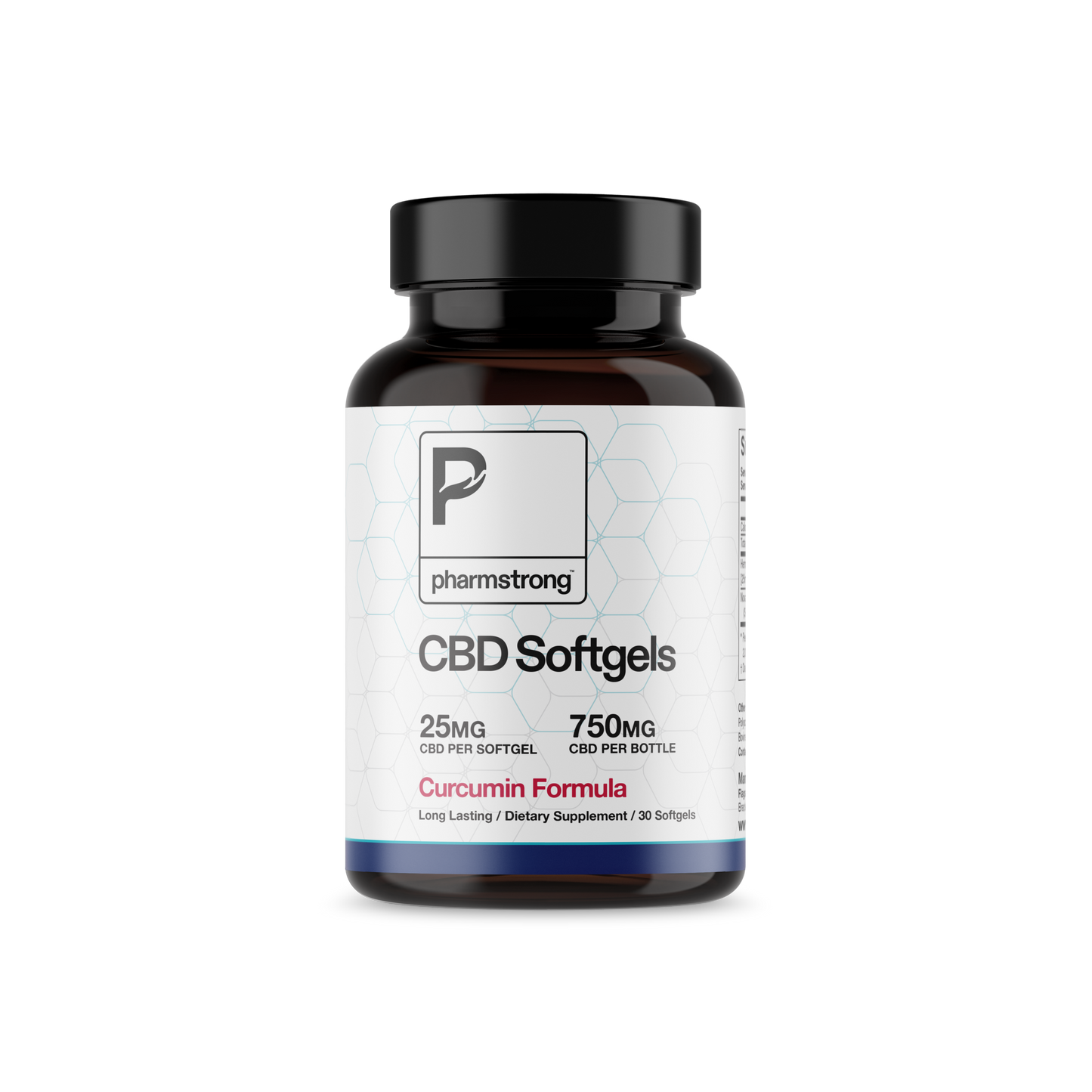 CBD Curcumin Softgels, 750mg