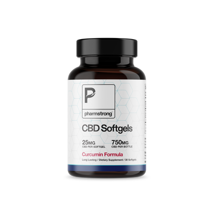 CBD Curcumin Softgels, 750mg