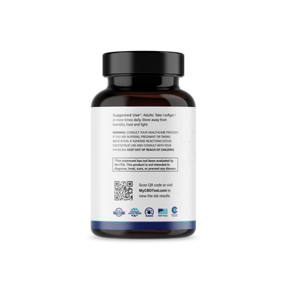 CBD Curcumin Softgels, 750mg