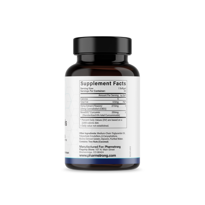 CBD Curcumin Softgels, 750mg