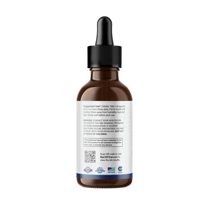 USDA Organic Natural Orange CBD Oral Drops, 1 oz - BOGO