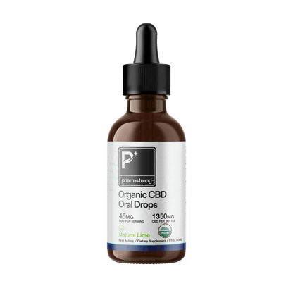 USDA Organic Natural Lime CBD Oral Drops, 1oz – BOGO