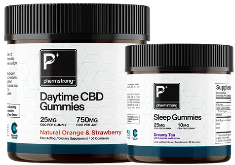 The Pharmstrong Day and Night Kit for Stress and Sleep Support