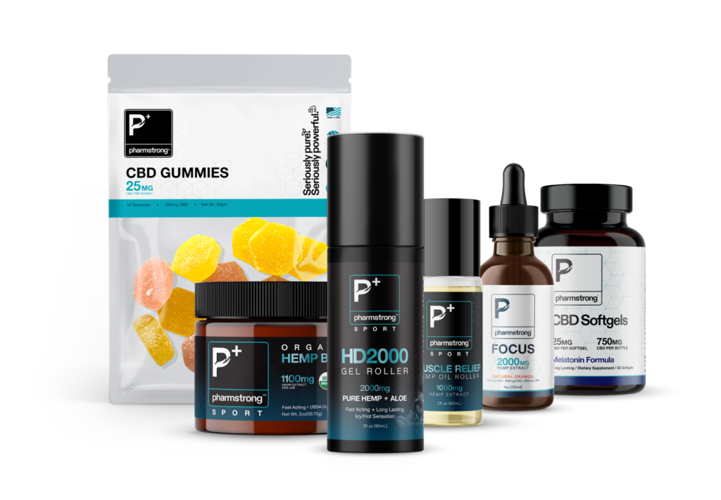 Pharmstrong CBD product offering